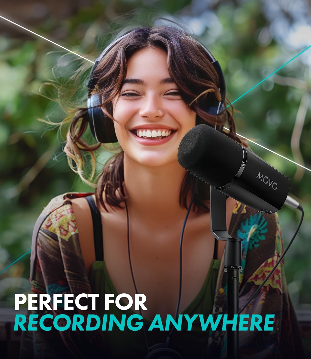 Movo UM6 Dynamic Podcast Microphone