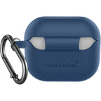 SAHARA - Venture Series Silicone Case for Samsung Galaxy Buds3 and Buds3 Pro Headphones - Midnight Blue