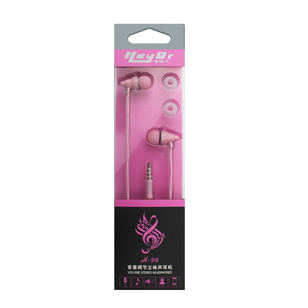 Hey Dr H-96 Volumn Stereo Headphones In Pink