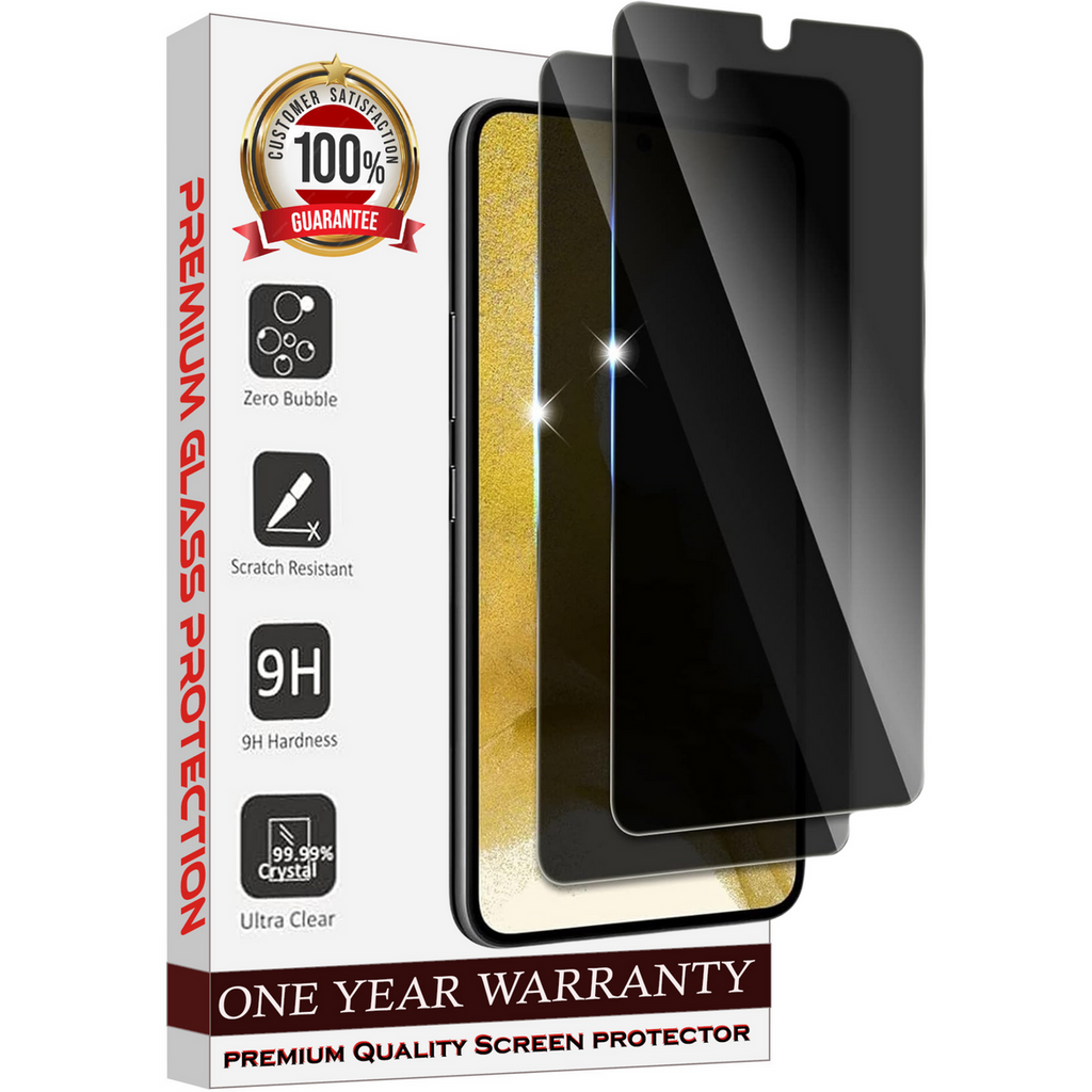 Entronix Anti-Spy Privacy Screen Protector Compatible with Galaxy A12 - 2-Piece Combo