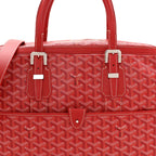 Goyardine Ambassade MM Briefcase Red