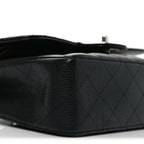 Caviar Quilted Small Double Flap Black