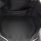 Satin Crystal Embellished Medium Piper Bucket  Silver Rhine
