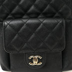 Caviar Quilted Small CC Day Backpack Black