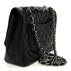 Caviar Quilted Jumbo Single Flap Black