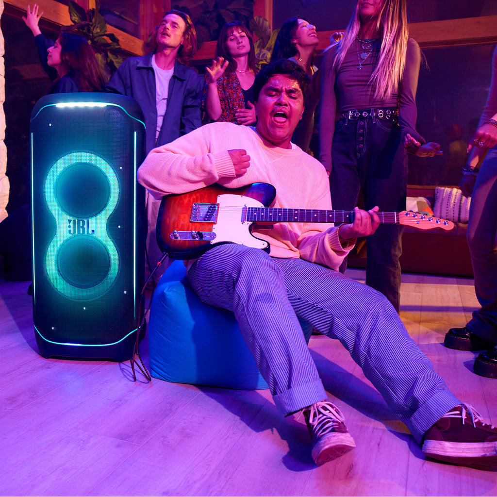 JBL PartyBox Ultimate Portable Speaker Karaoke Bundle with Two Wireless Microphones