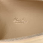 Grained Calfskin L19 Extra Pocket Pouch Whisper White