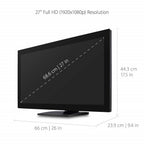 27" 1920x1080 FHD LCD 16:9 6ms OD