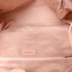 Canvas Large Double Face Shopping Tote Light Pink