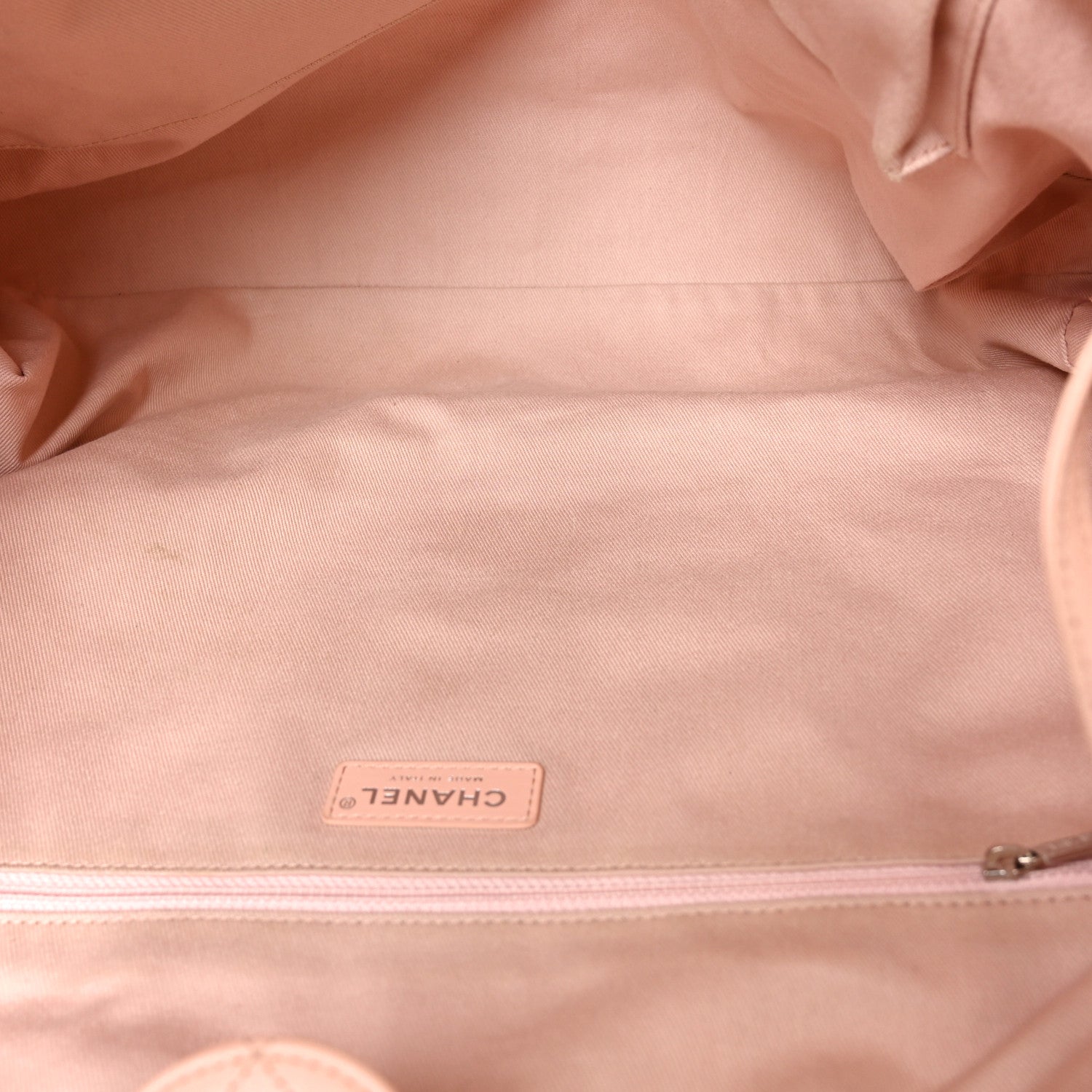 Canvas Large Double Face Shopping Tote Light Pink