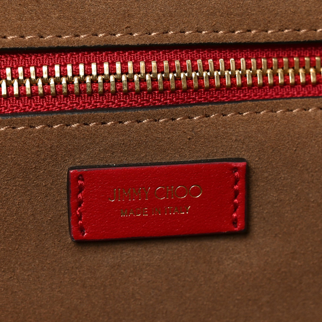Calfskin Medium Diamond Tote Red