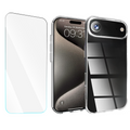 Entronix Bundle Compatible with iPhone 17 Air - [Hard] Clear Case & 1 Clear Screen Protector