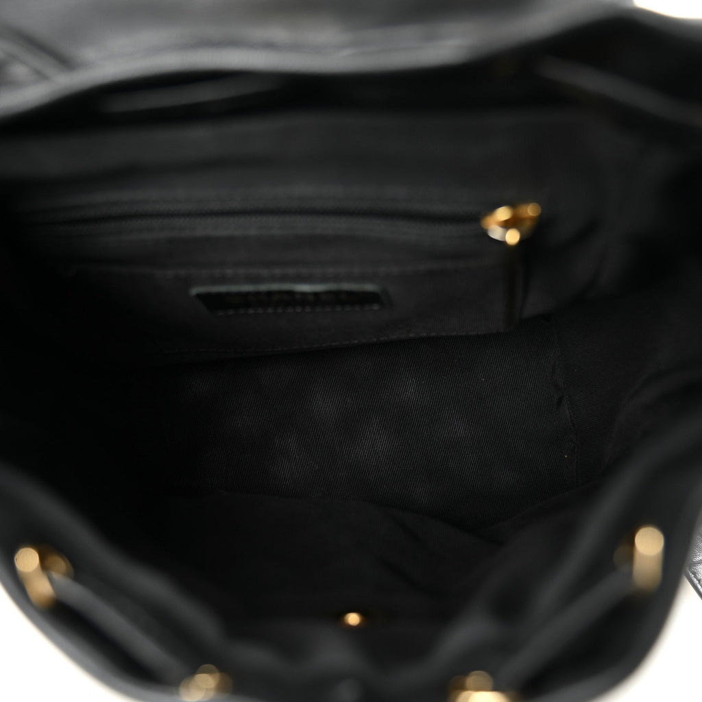 Calfskin Quilted Mini Urban Spirit Backpack Black