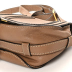 Calfskin Mini Marcie Round Crossbody Bag Nut
