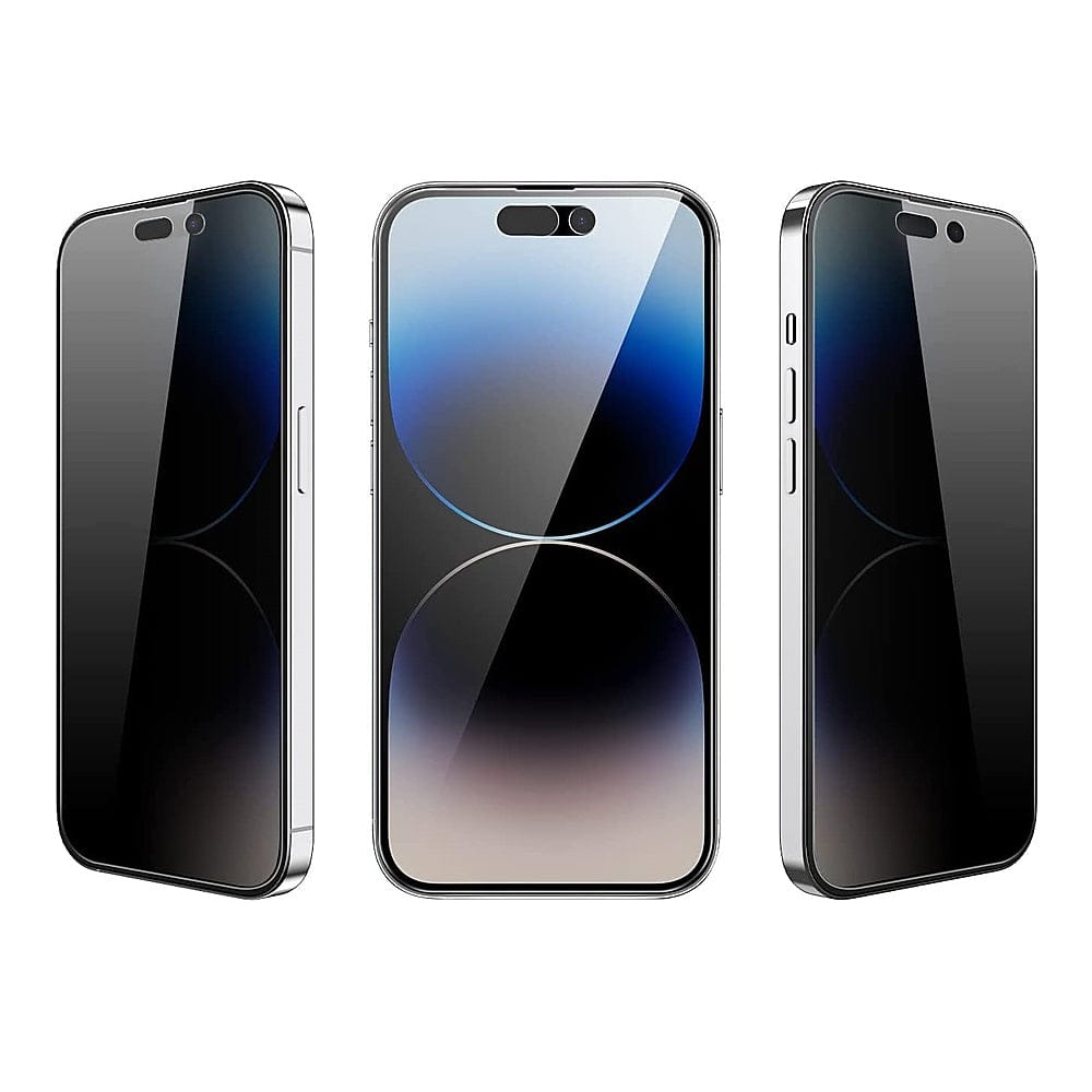 SAHARA - ZeroDamage Ultra-Strong+ Tempered Privacy Glass Screen Protector (2-Pack) - iPhone 14 Pro