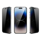 SAHARA - ZeroDamage Ultra-Strong+ Tempered Privacy Glass Screen Protector (2-Pack) - iPhone 14 Pro