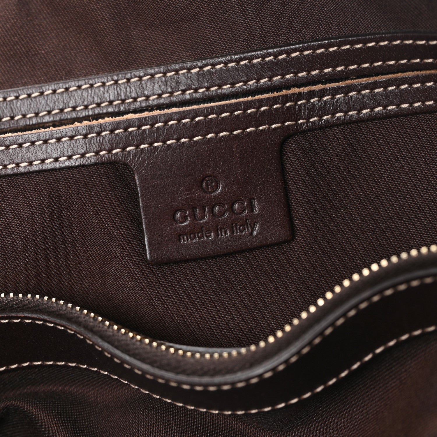 GG Plus Monogram Joy Vertical Tote Dark Brown