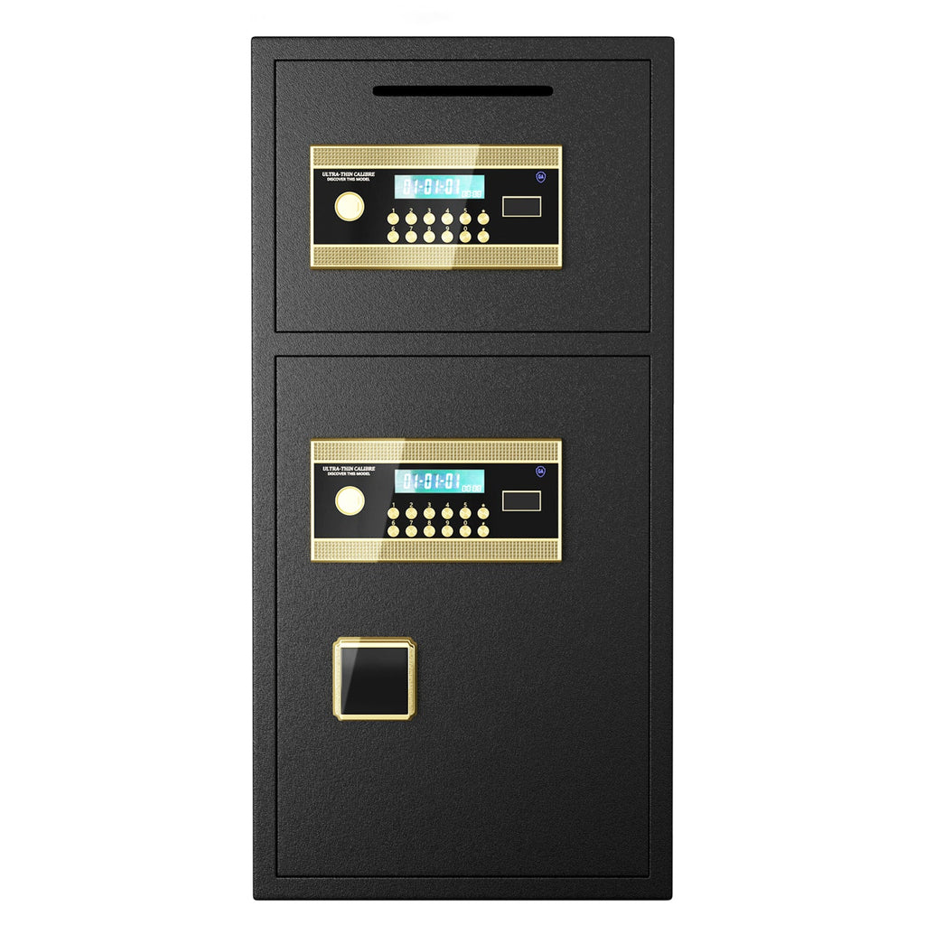 Streamdale Large Double-Door Digital Safe w/ Fireproof Bag