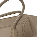 Supple Calfskin Large Phantom Luggage Dune