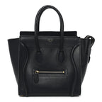 Smooth Calfskin Micro Luggage Navy Blue