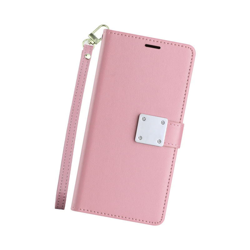 Entronix Case Compatible with iPhone 17 - Foldable Leather Wallet, Card Holder & Lanyard