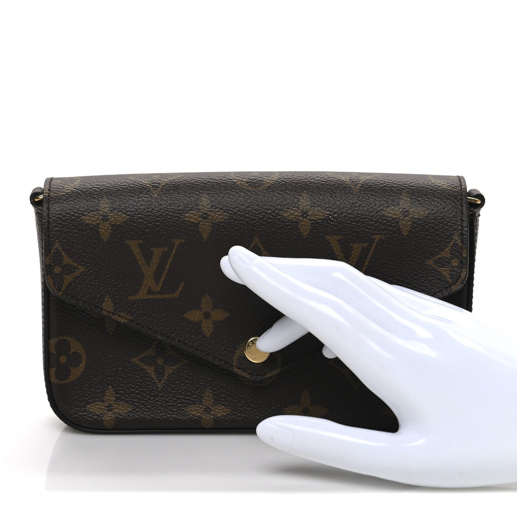 Monogram Felicie Strap & Go Felicie Pochette Kaki