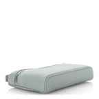 Grained Calfskin Extra Pocket Mini Pouch Minty Breeze