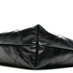 Shiny Calfskin Quilted Small Chanel 22 Black
