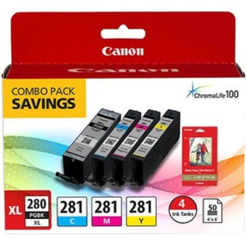 Canon  CLI-281/PGI-280XL Ink/Paper