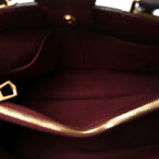 Damier Ebene Cuir Taurillon Brittany Bordeaux