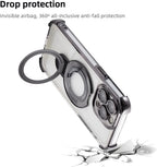 Entronix [Magnetic] Case Compatible with iPhone 14 Pro - [Clear Back] Luxury Glossy Gripstand