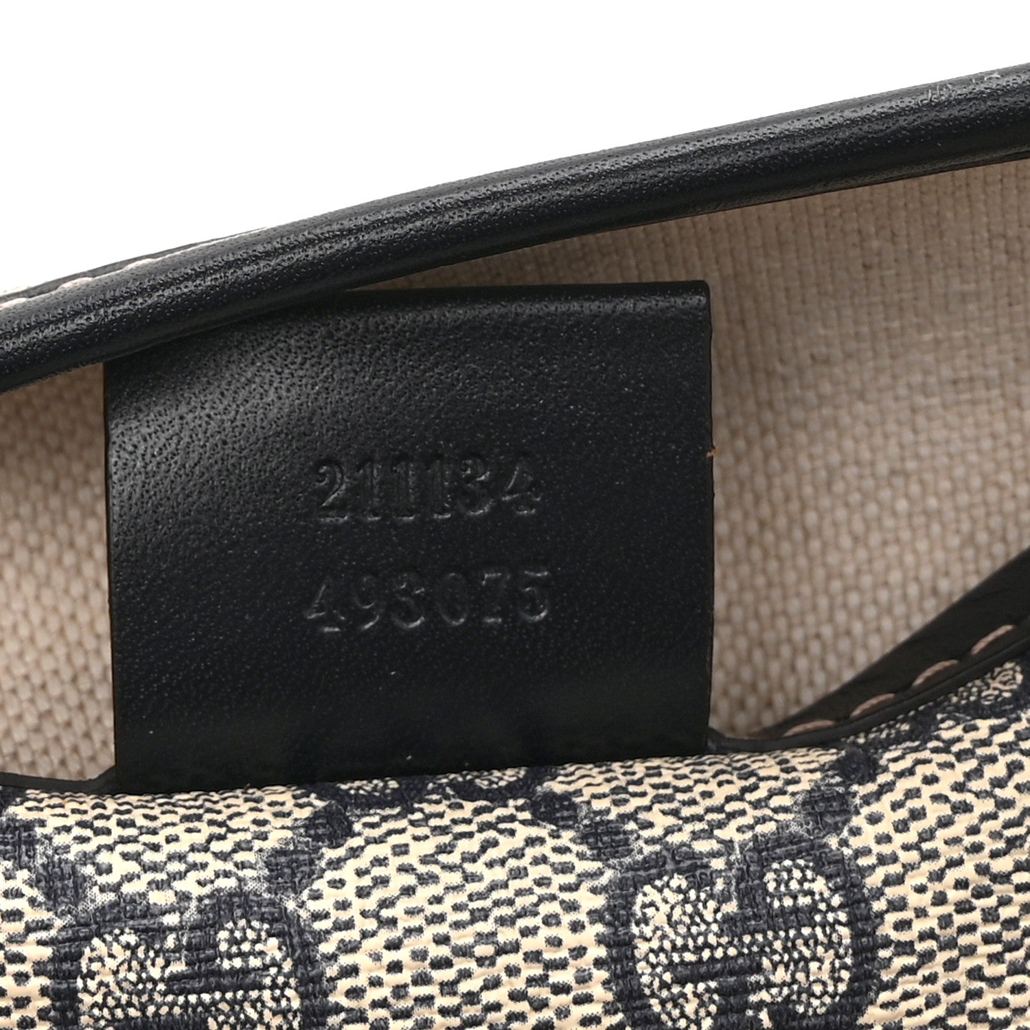 GG Plus Monogram Medium Signature Web Loop Tote Navy