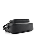 Grained Calfskin Small Camera Bag Black