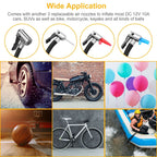 Car Tire Air Pump Portable Air Compressor Pump DC 12V Car Tire Inflator Pump For Bicycle Motorcycle w/ Pointer