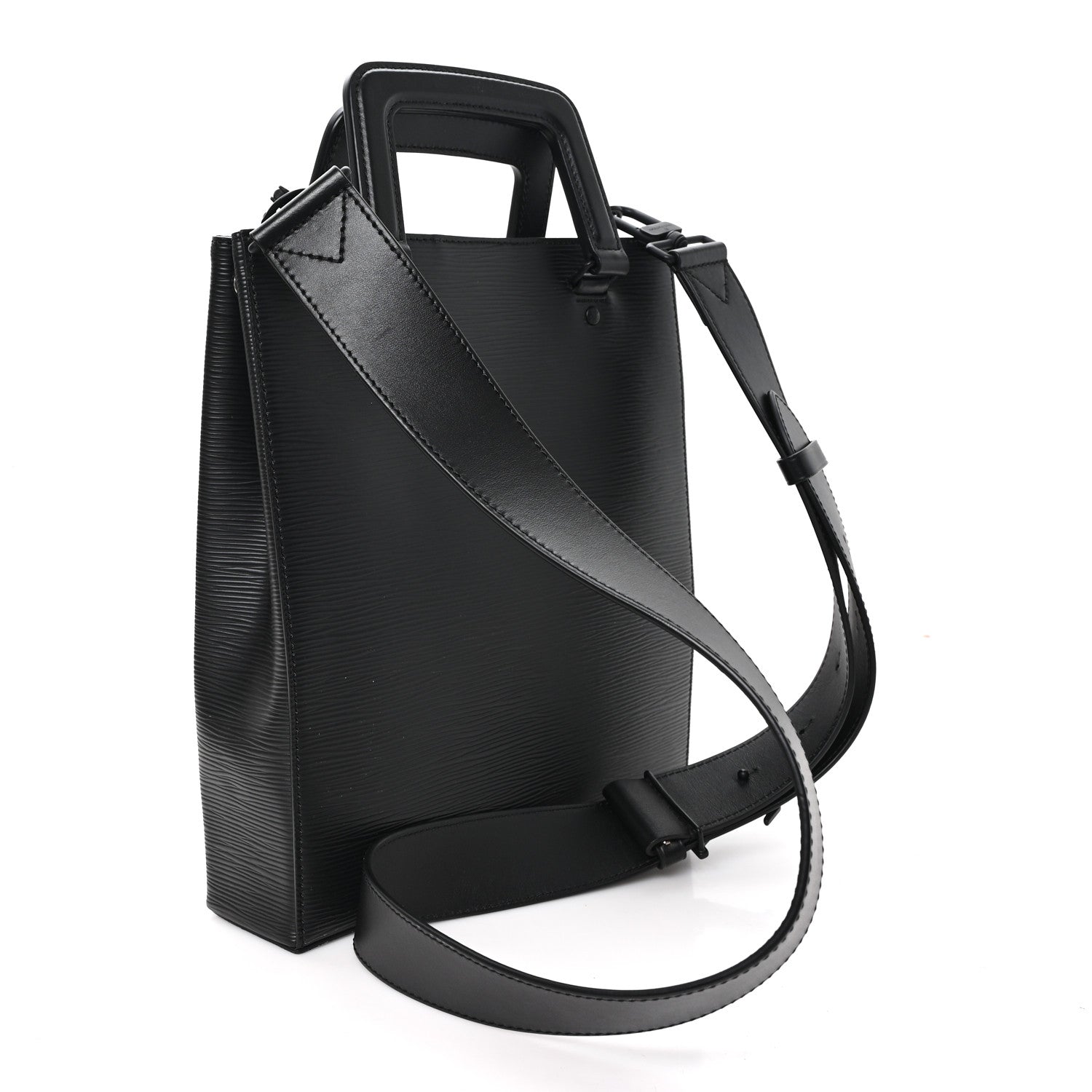 Epi Sac Plat Fold Bag Black