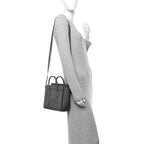 Baby Drummed Calfskin Nano Luggage Kohl