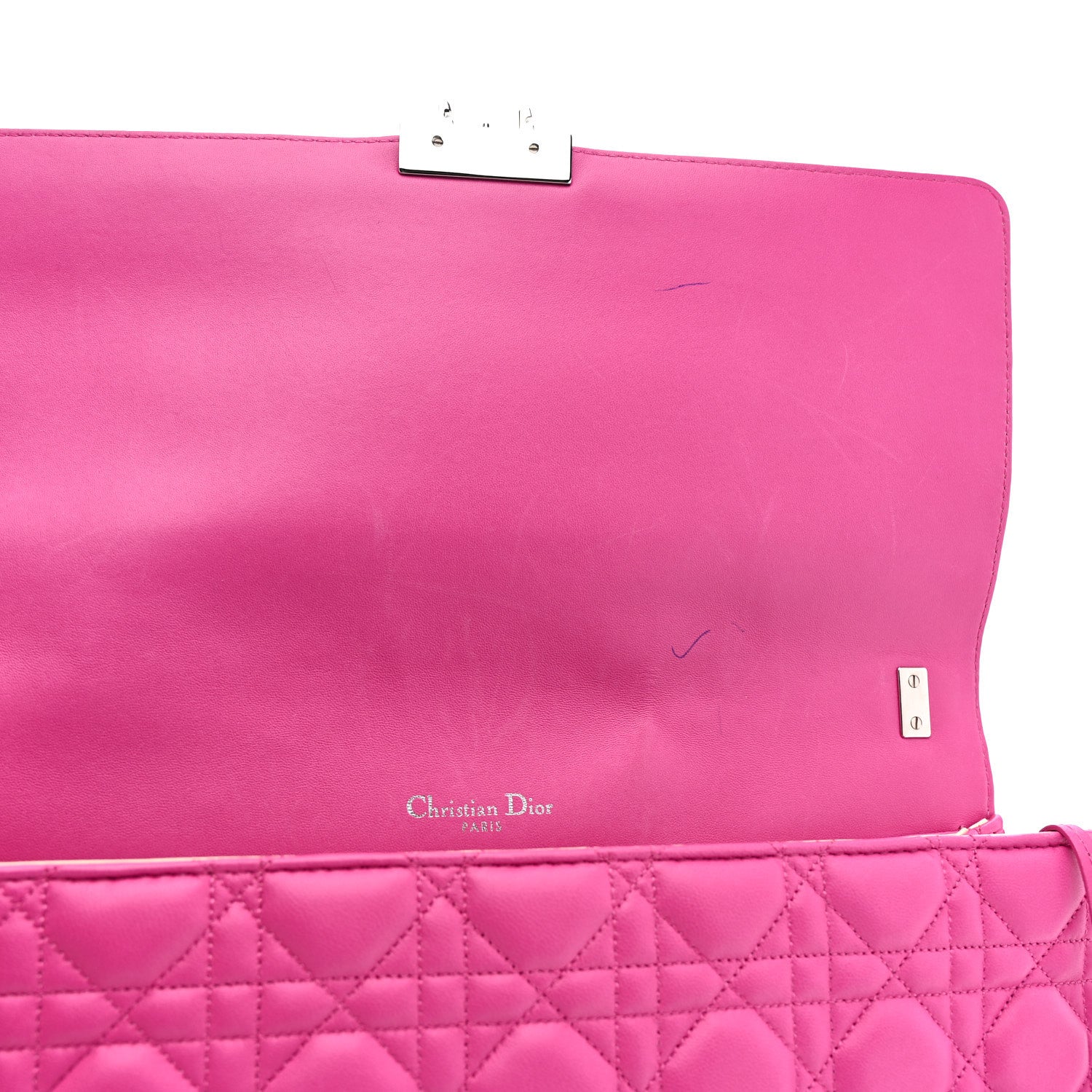 Lambskin Cannage Large Miss Dior Flap Sorbet
