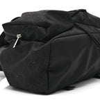Nylon Monogram Small Single Buckle Backpack Black