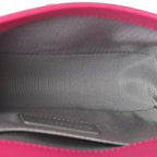 Velvet Quilted Small Boy Flap Fuchsia