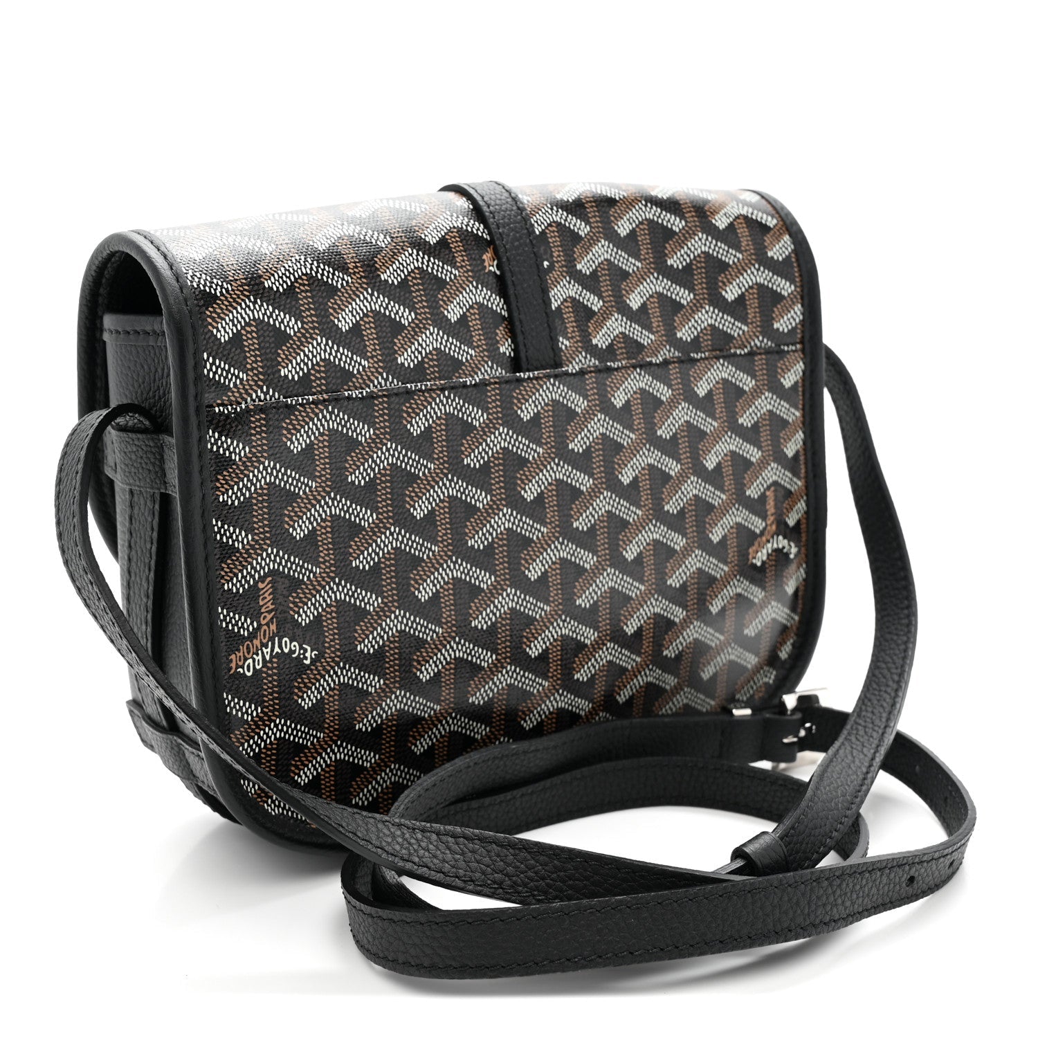 Goyardine Belvedere II PM Messenger Bag Black