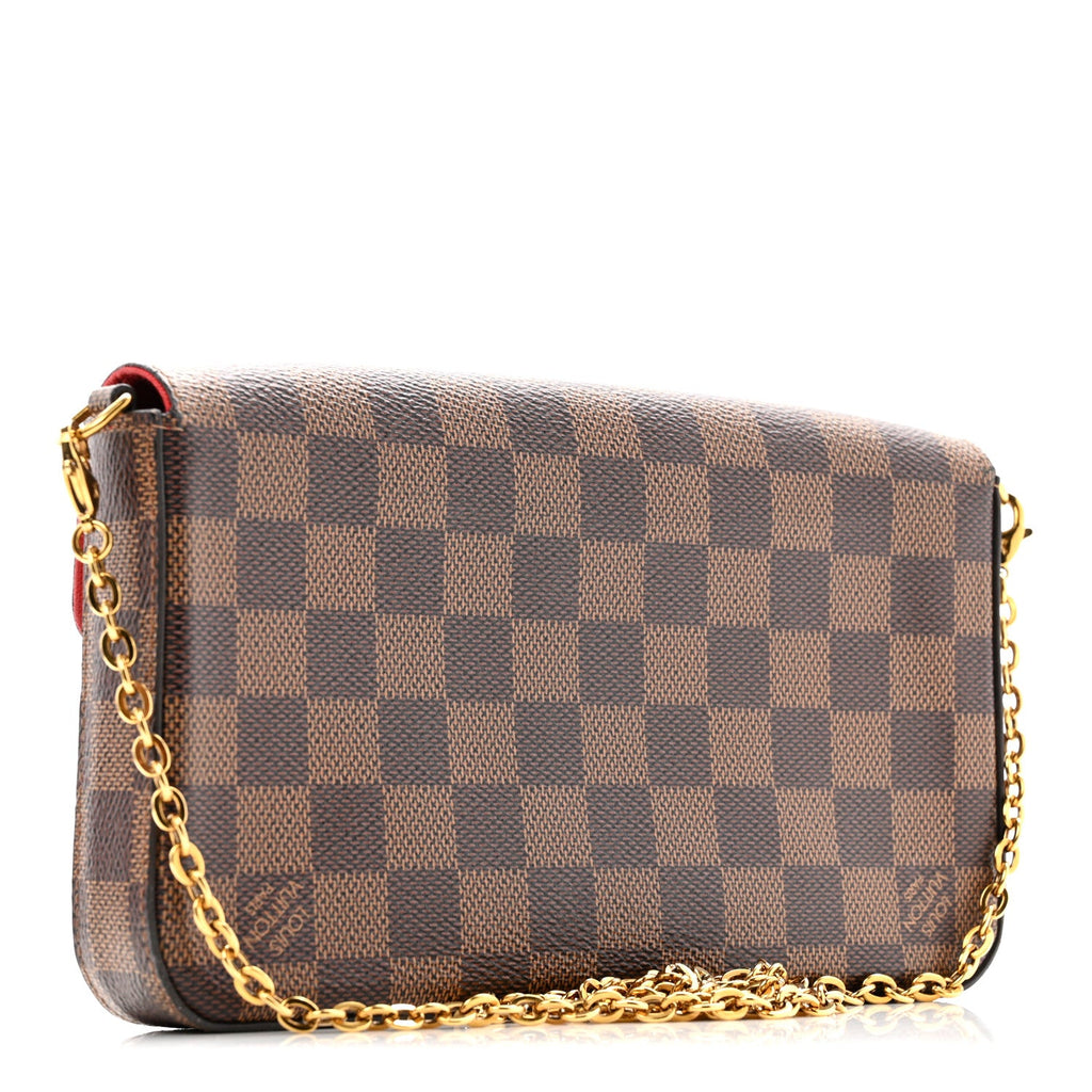 Damier Ebene Pochette Felicie Chain Wallet