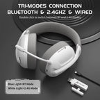L80 Ultra-Lightweight Tri-Mode Wireless Gaming Headset for PC, PS4, PS5, Switch, and Xbox