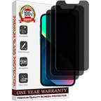 Entronix Anti-Spy Privacy Screen Protector Compatible with iPhone 14 - 3-Piece Combo