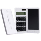 Solar Calculator Handwriting Board Folding Portable Student Electronic Calculator