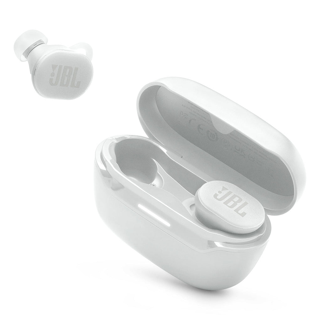 JBL Endurance Race 2 True Wireless Sport Earbuds Bundle with gSport Case (White)
