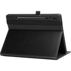 SAHARA - Business Series Folio Case for Samsung Galaxy Tab S8+ and Tab S7 FE - Black