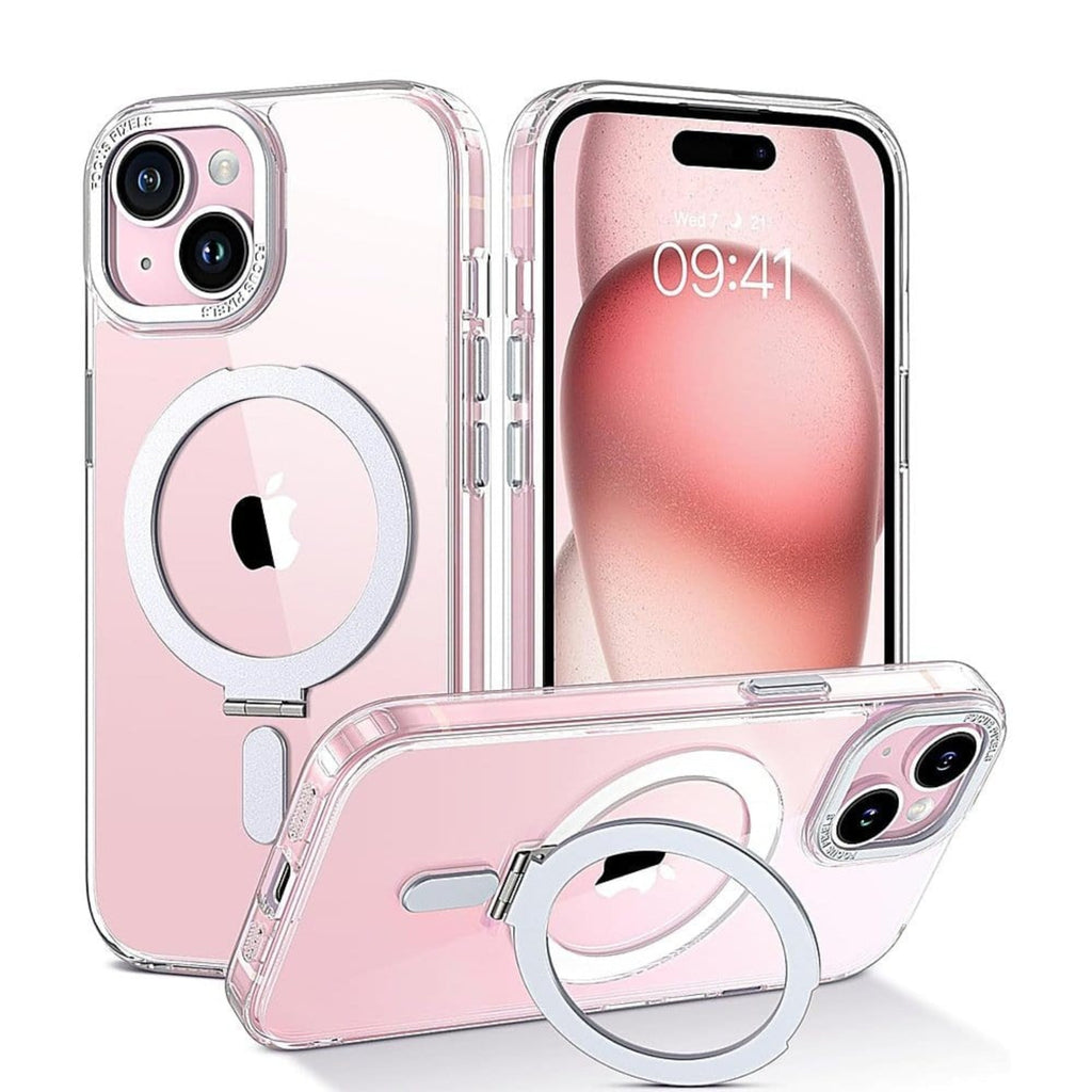 SAHARA - Venture Series Clear Kickstand Case - iPhone 15