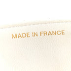 Lambskin Quilted Mini Flap Bag White