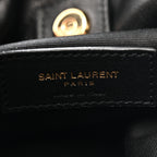 Lambskin Matelasse Monogram Medium Jamie 4.3 Pochon Black
