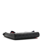 GG Supreme Monogram Web Small Flat Messenger Bag Black Grey